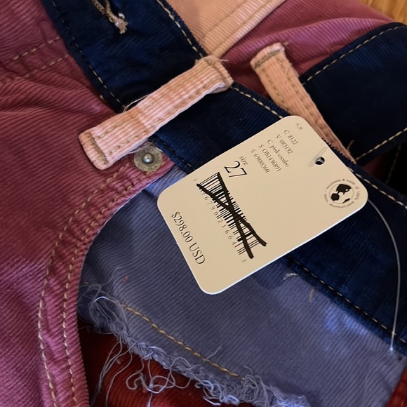 Free People Supernova Cord Jeans 27 Wide Leg NWT - Picture 11 of 14